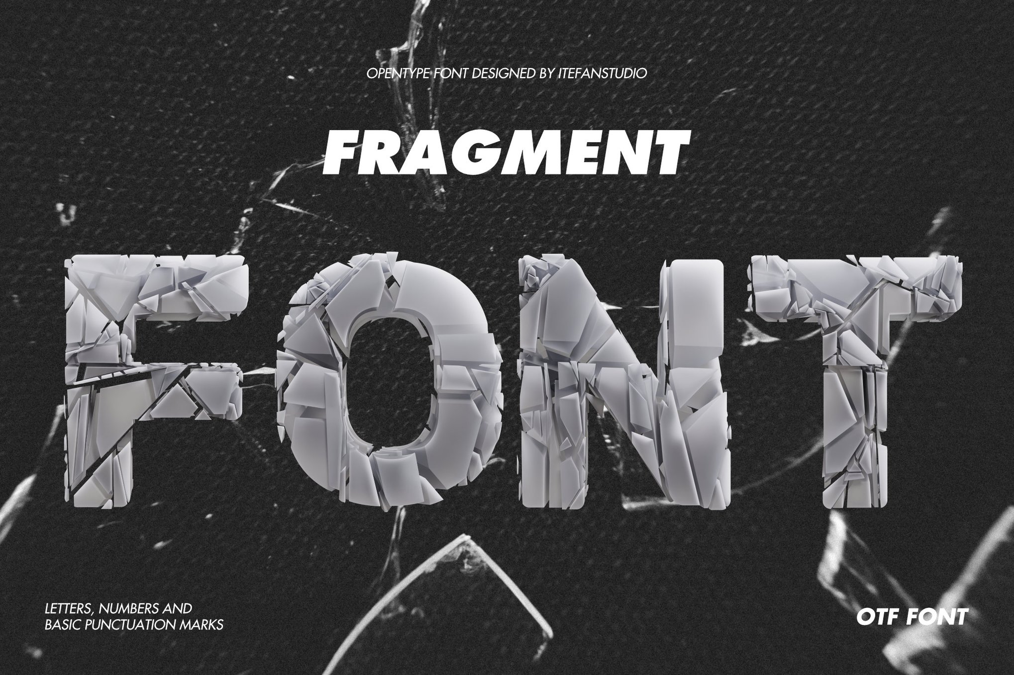 Fragment - Cracked Color Font