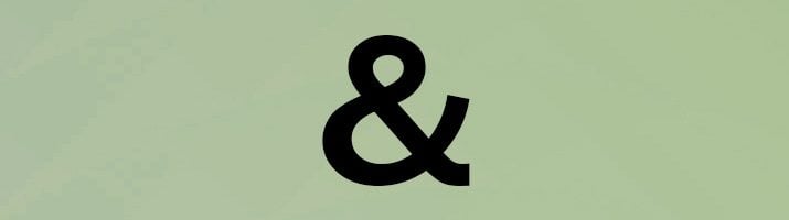 ampersands