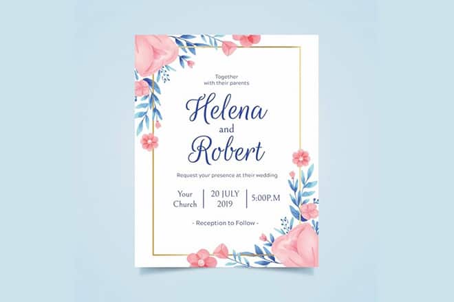 elegant templates for invitations free