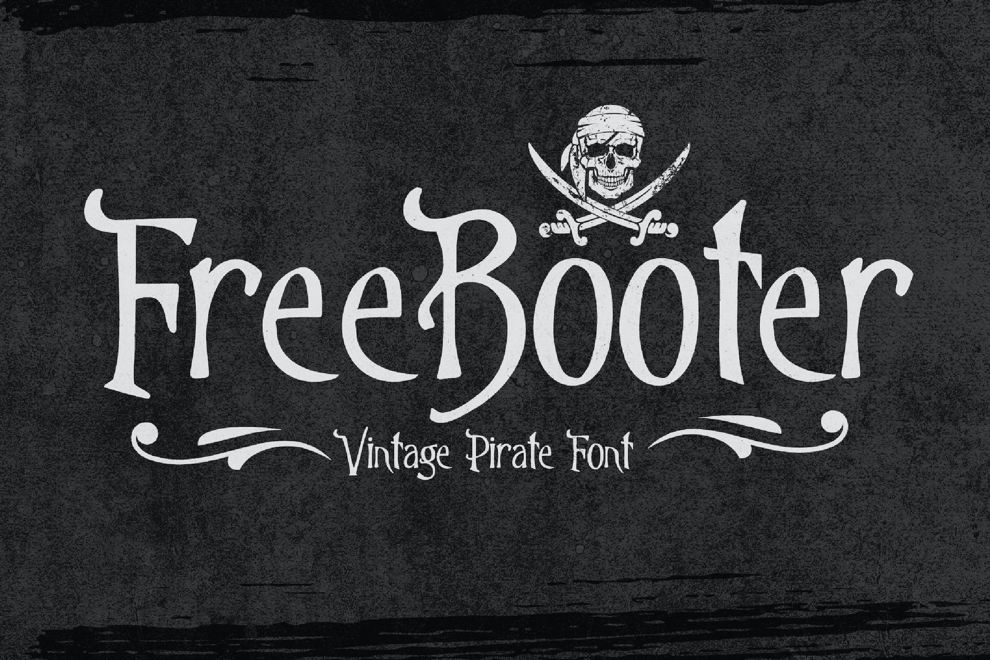 Freebooter - Nautical Pirate Font