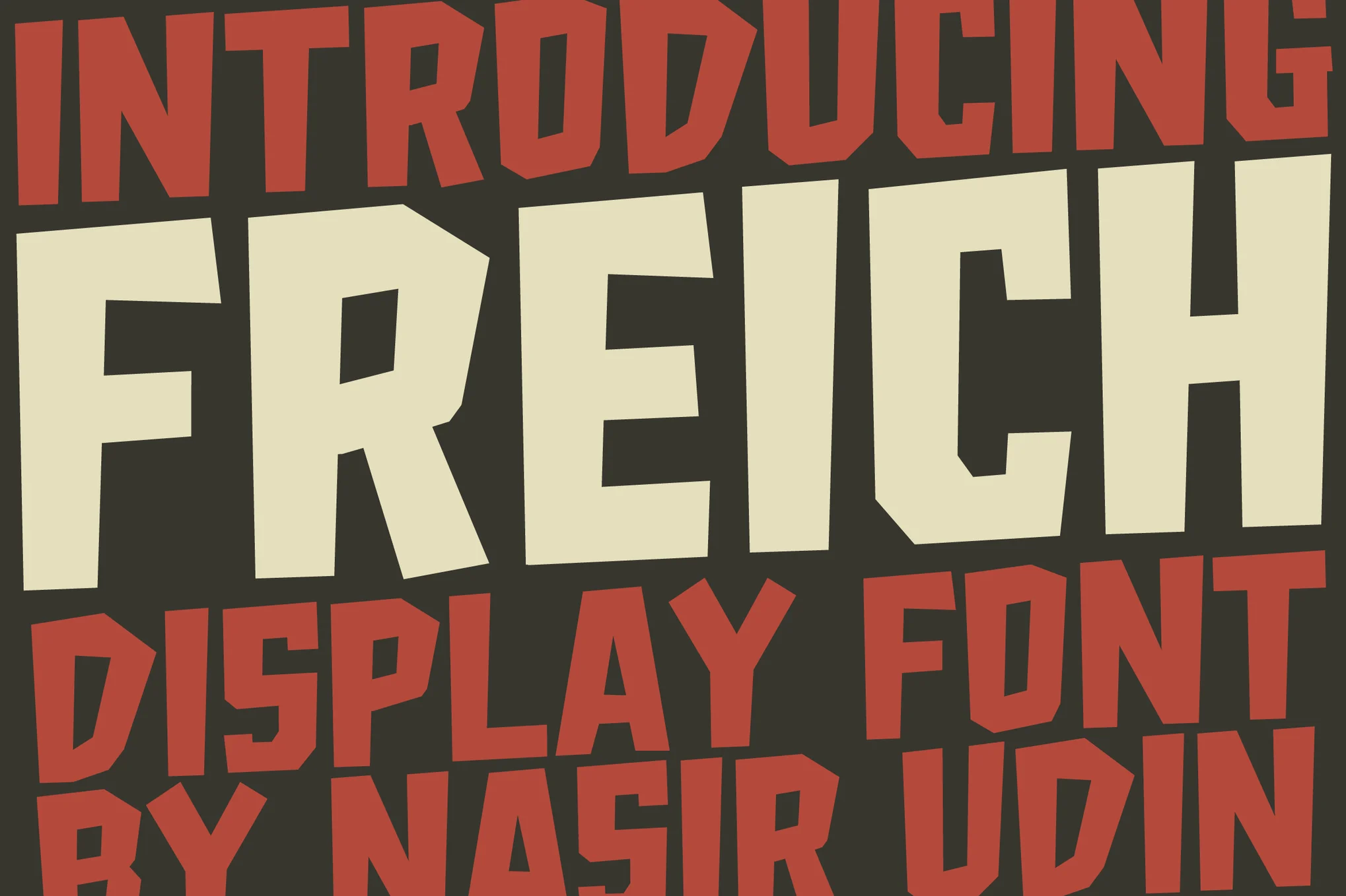 Freich - Russian Style Font