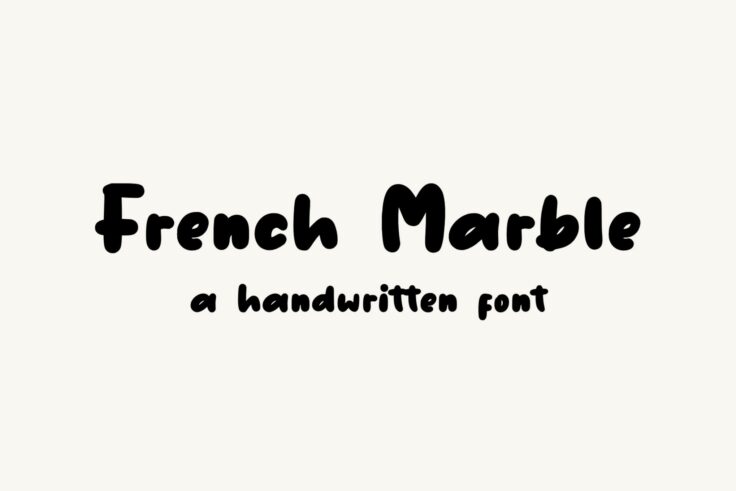 View Information about French Marble Font