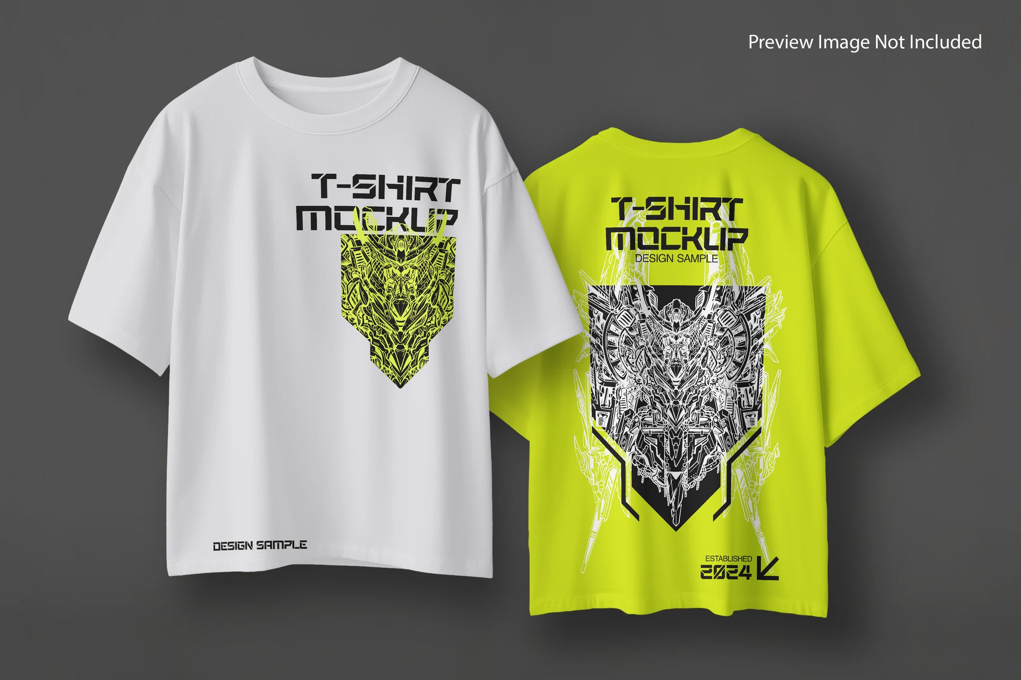 Front & Back T-Shirt Mockup