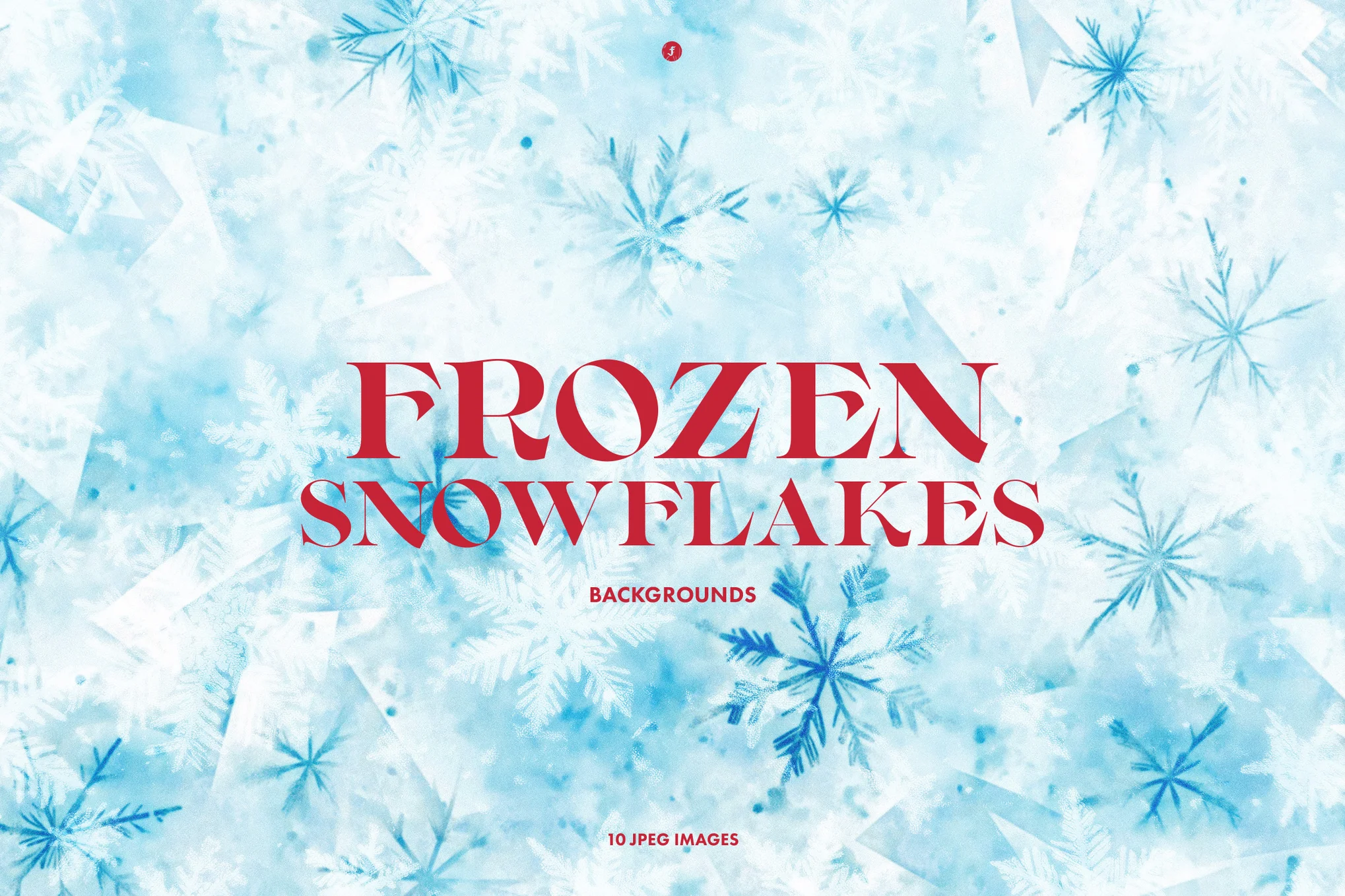 Frozen Snowflakes Backgrounds