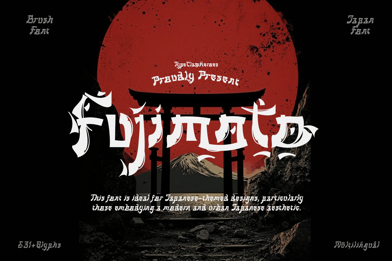 Fujimoto - Unique Samurai Font