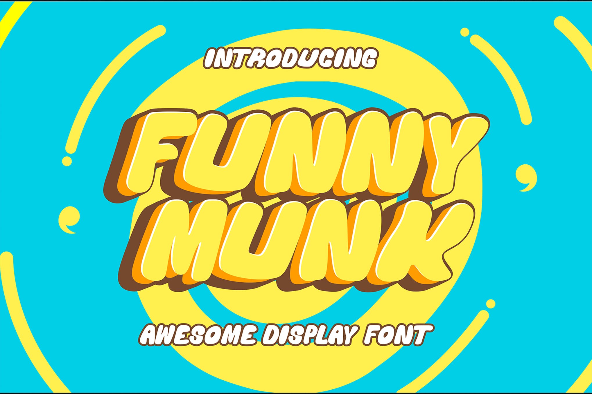 Funny Munk - Funky Display Font