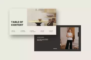 First alternate image for Furnimore Bussines Plan Keynote Template
