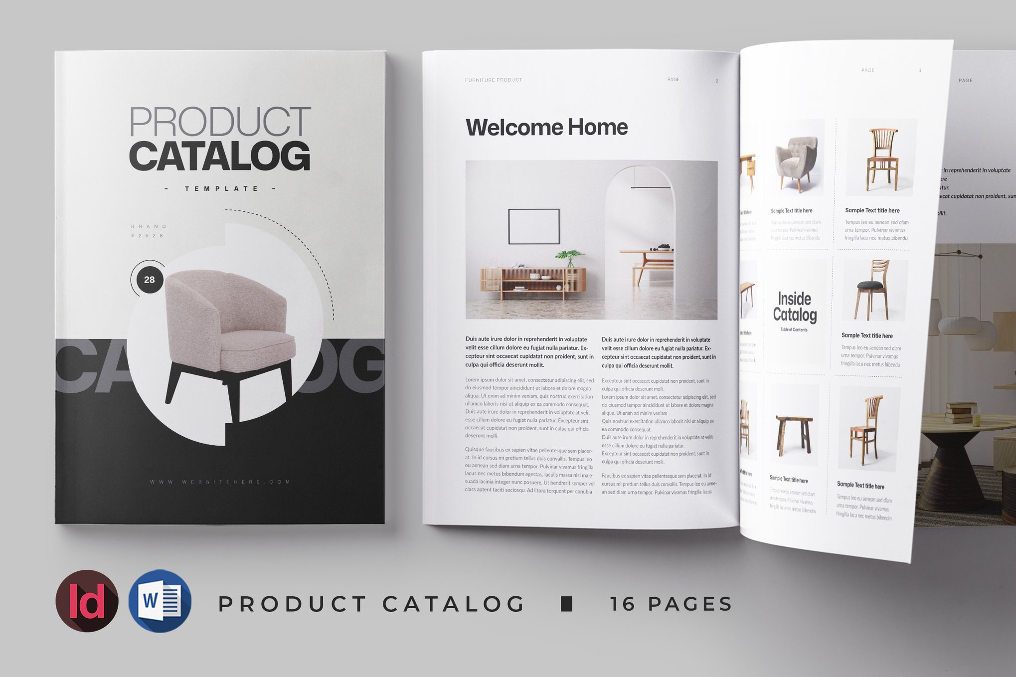 Furniture Catalog Brochure Word Template