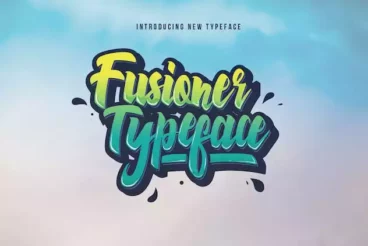 First alternate image for Fusioner Typeface