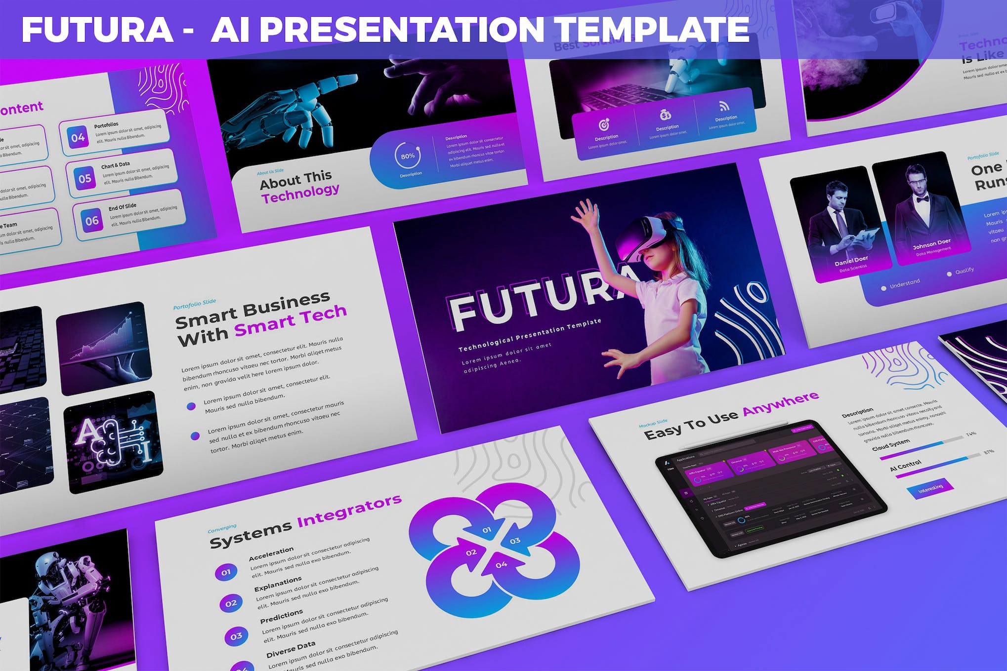 Futura - Modern AI Presentation Template