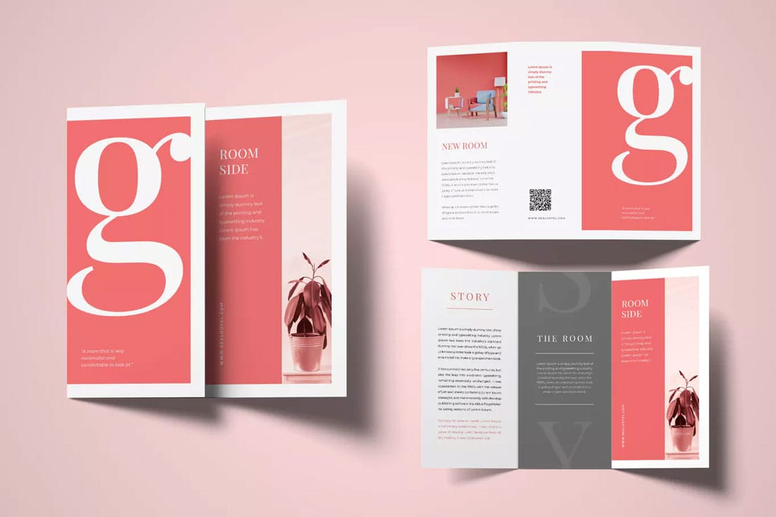 Tri Fold Brochure Printing - Free Print Templates and Design Proof