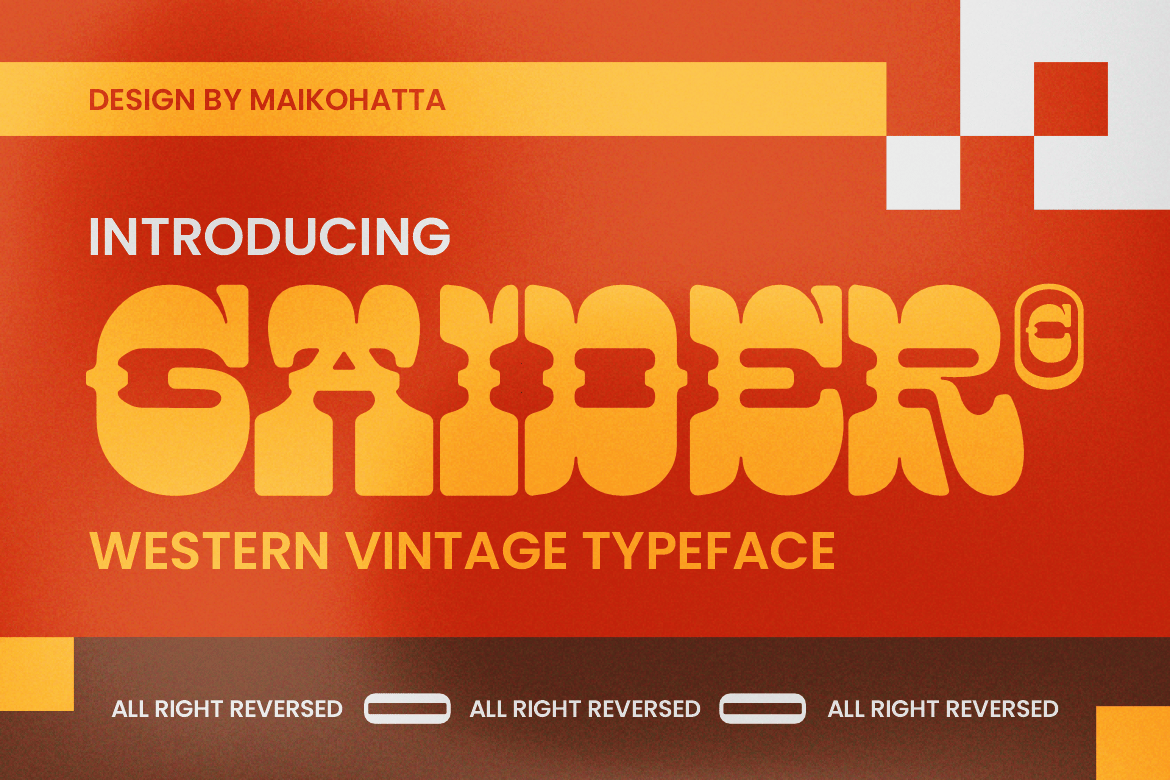 Gaider - Western Vintage Font