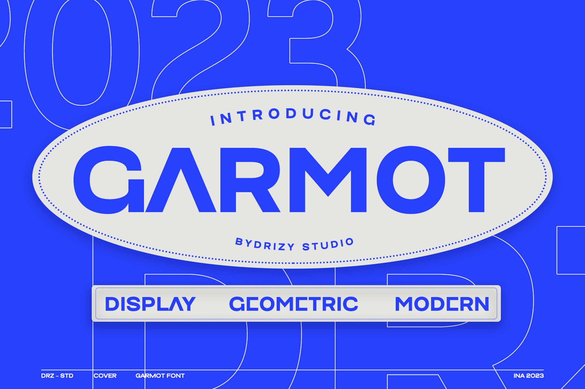 Garmot - Modern Geometric Font