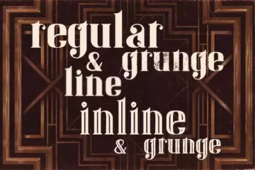 Second alternate image for Gatsby Creative ArtDeco Fonts