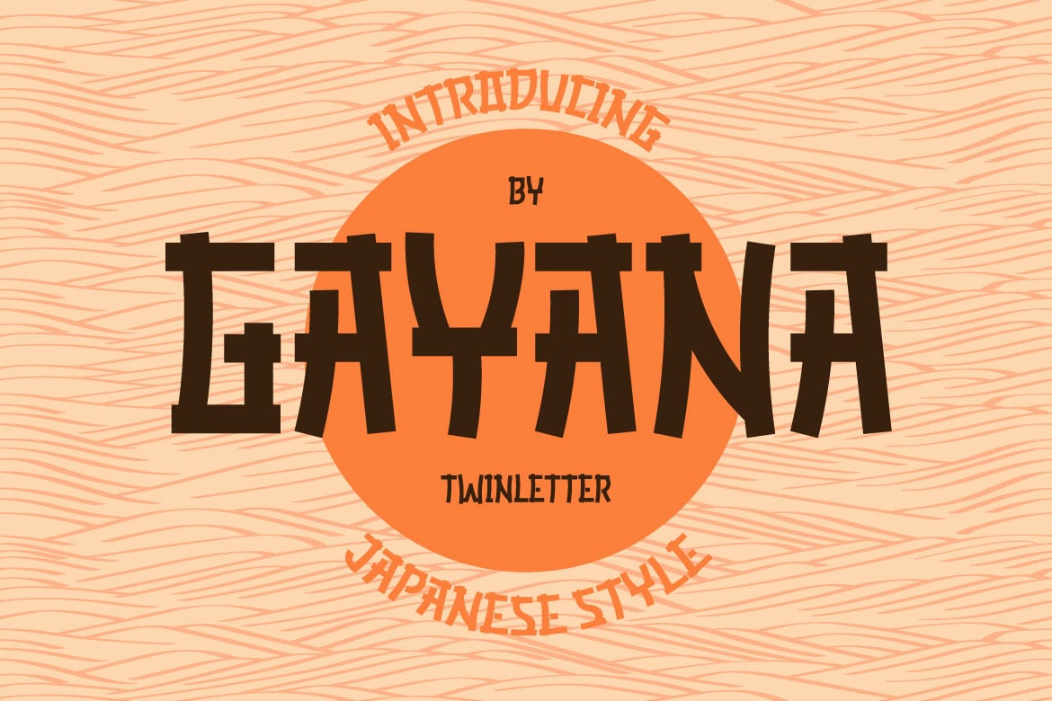 GAYANA - Faux Japanese Kawaii Font