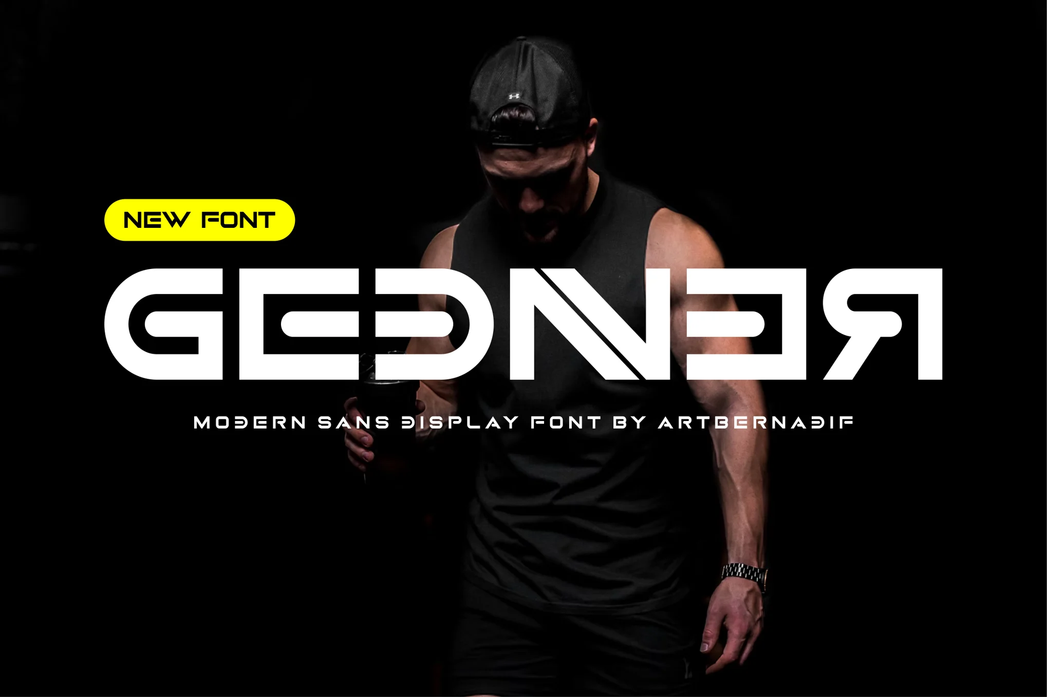 Gednner - Modern Gym & Fitness Font