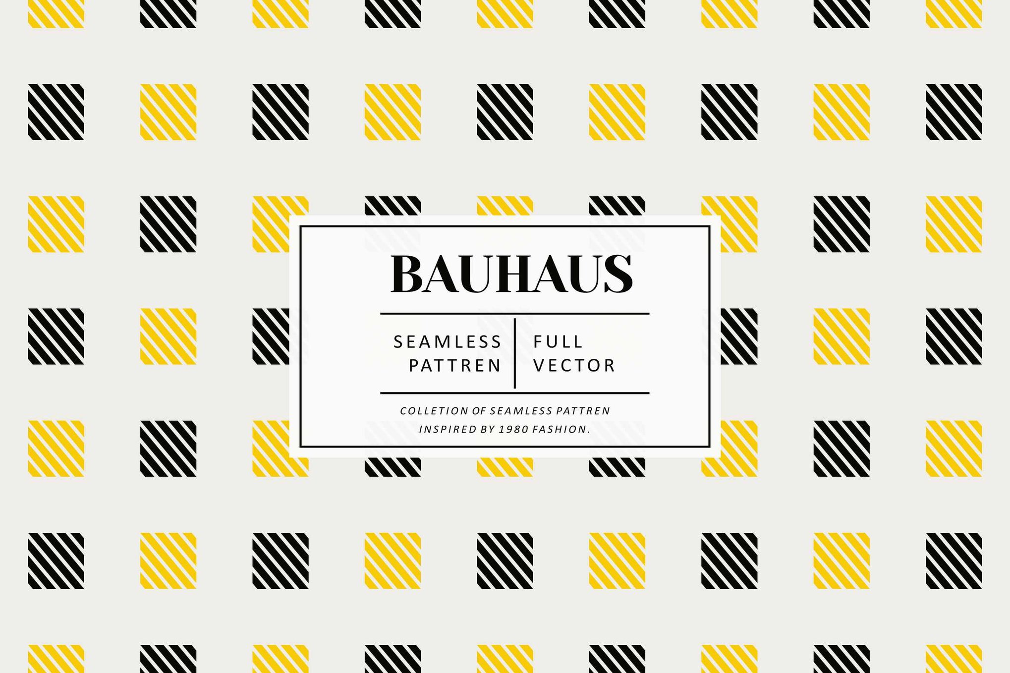 Geometric Bauhaus Seamless Pattern