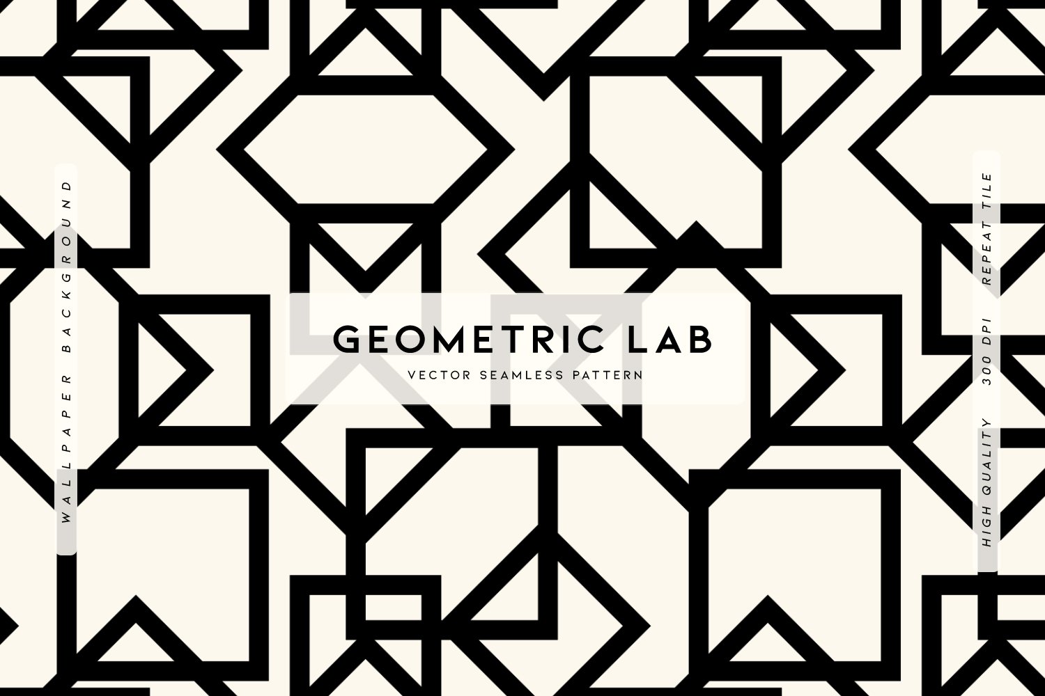 Geometric Lab Seamless Pattern