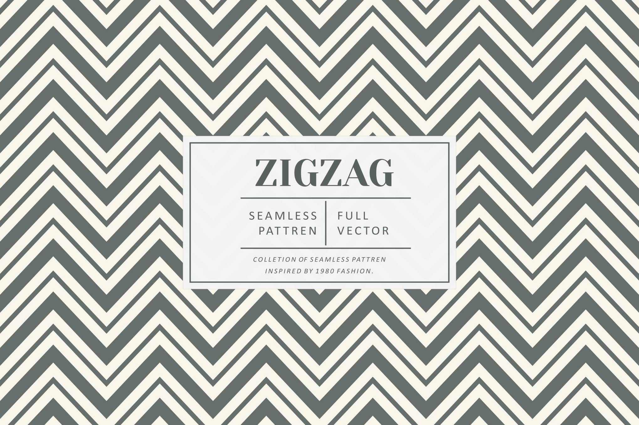Geometric Zigzag Line Patterns