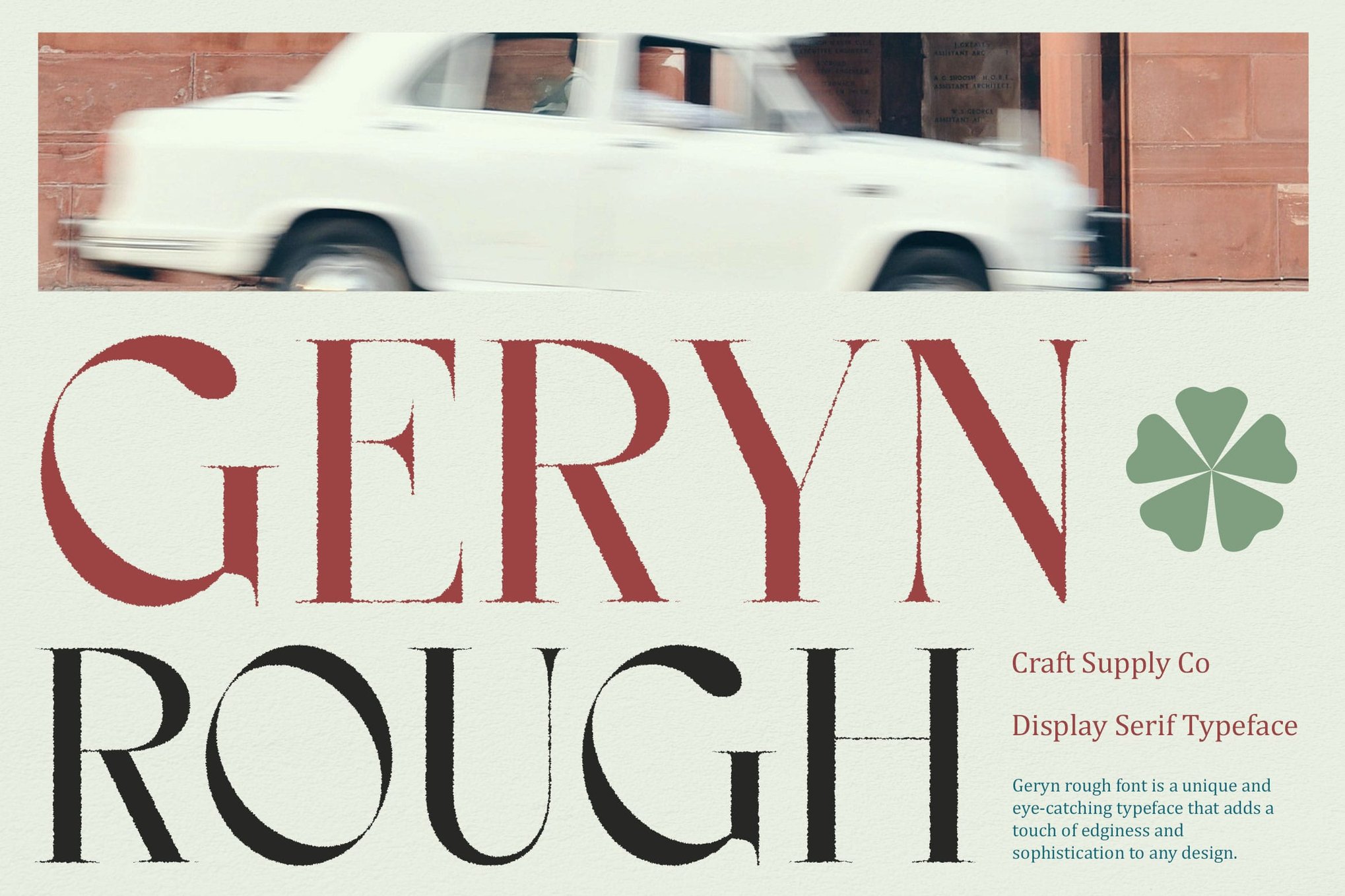 Geryn Rough - Vintage Renaissance Font