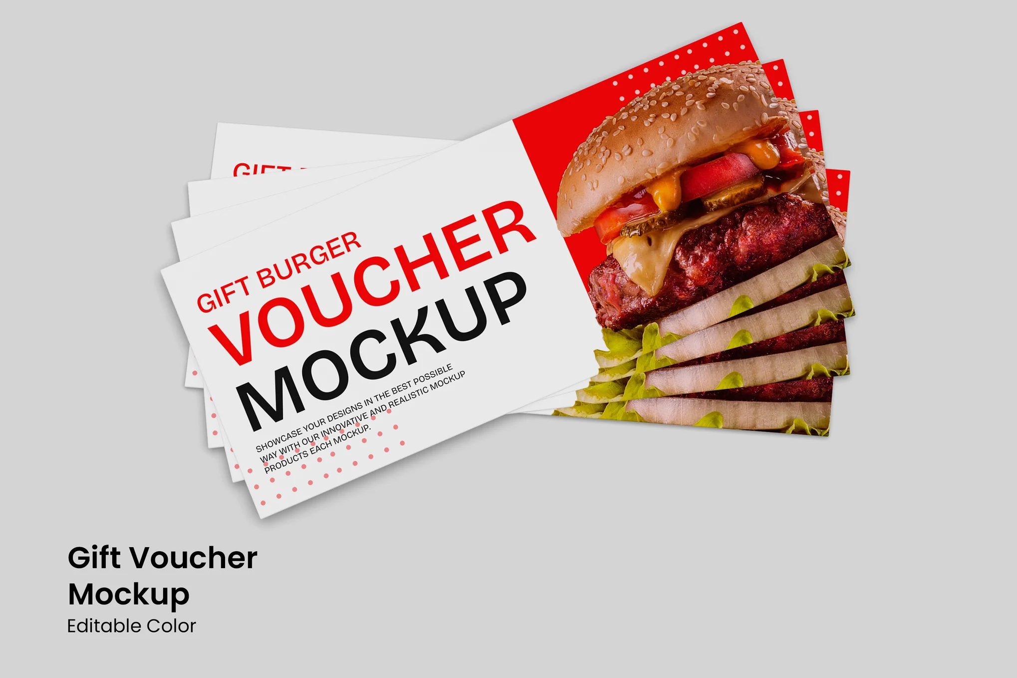 Gift Voucher Mockup Template