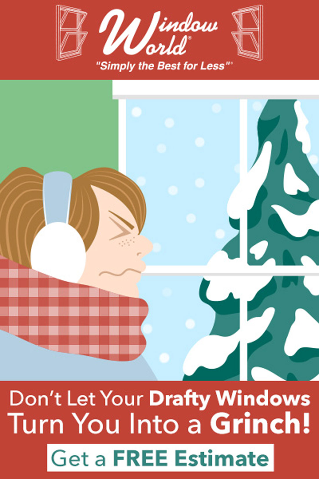 ginch-window 25 Clever and Funny Christmas Print Ads design tips 