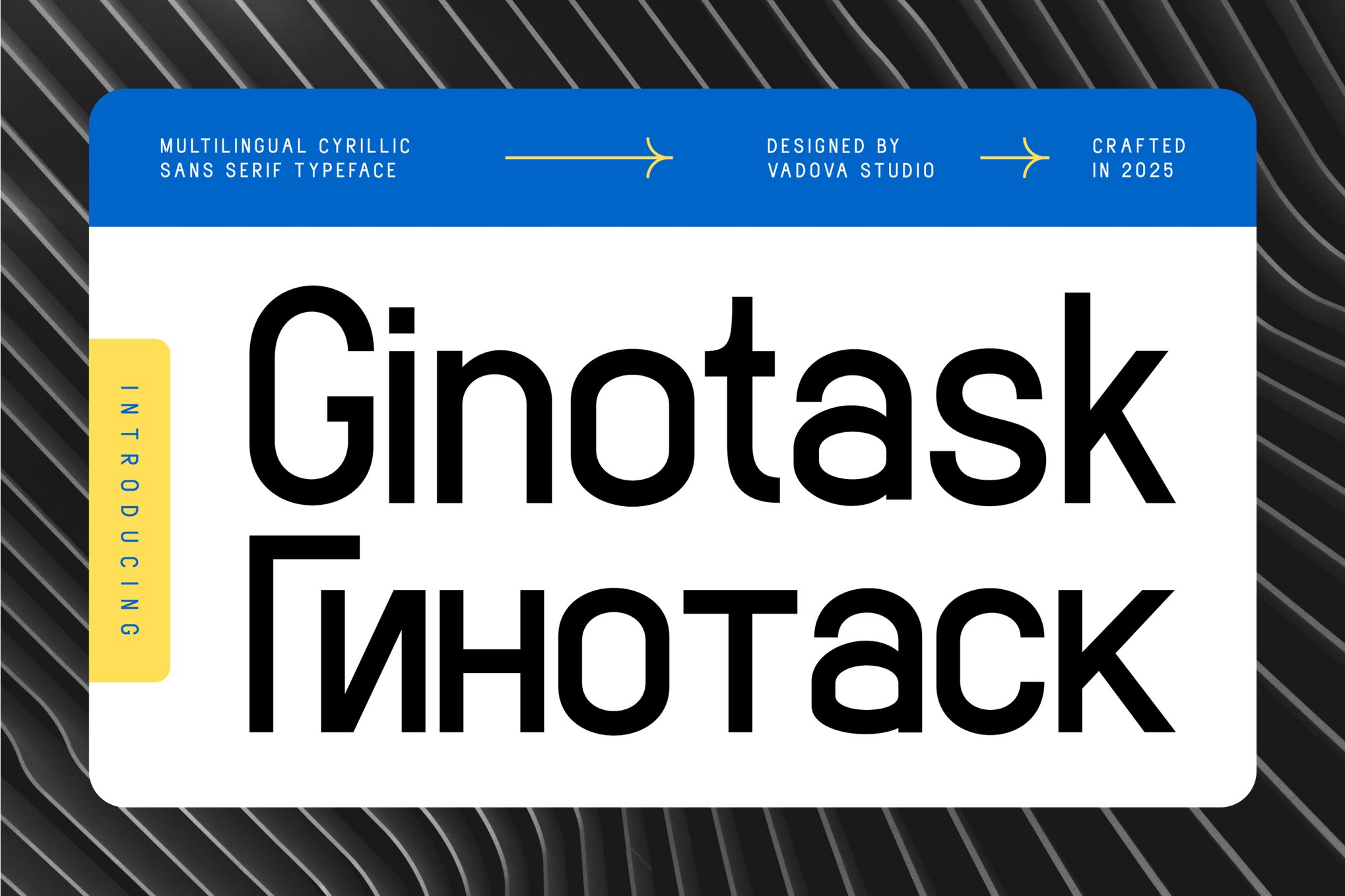 Ginotask - Russian Style Font
