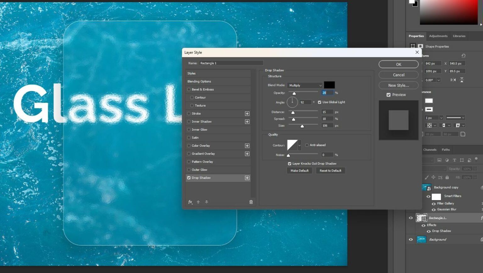 How to Create Glass Look in + PSD Templates Design Shack