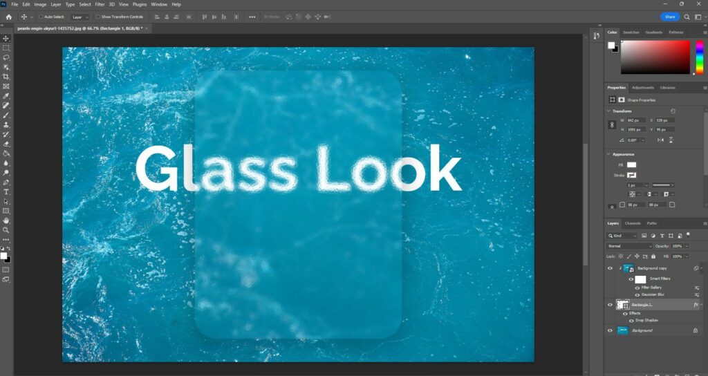How to Create Glass Look in + PSD Templates Design Shack