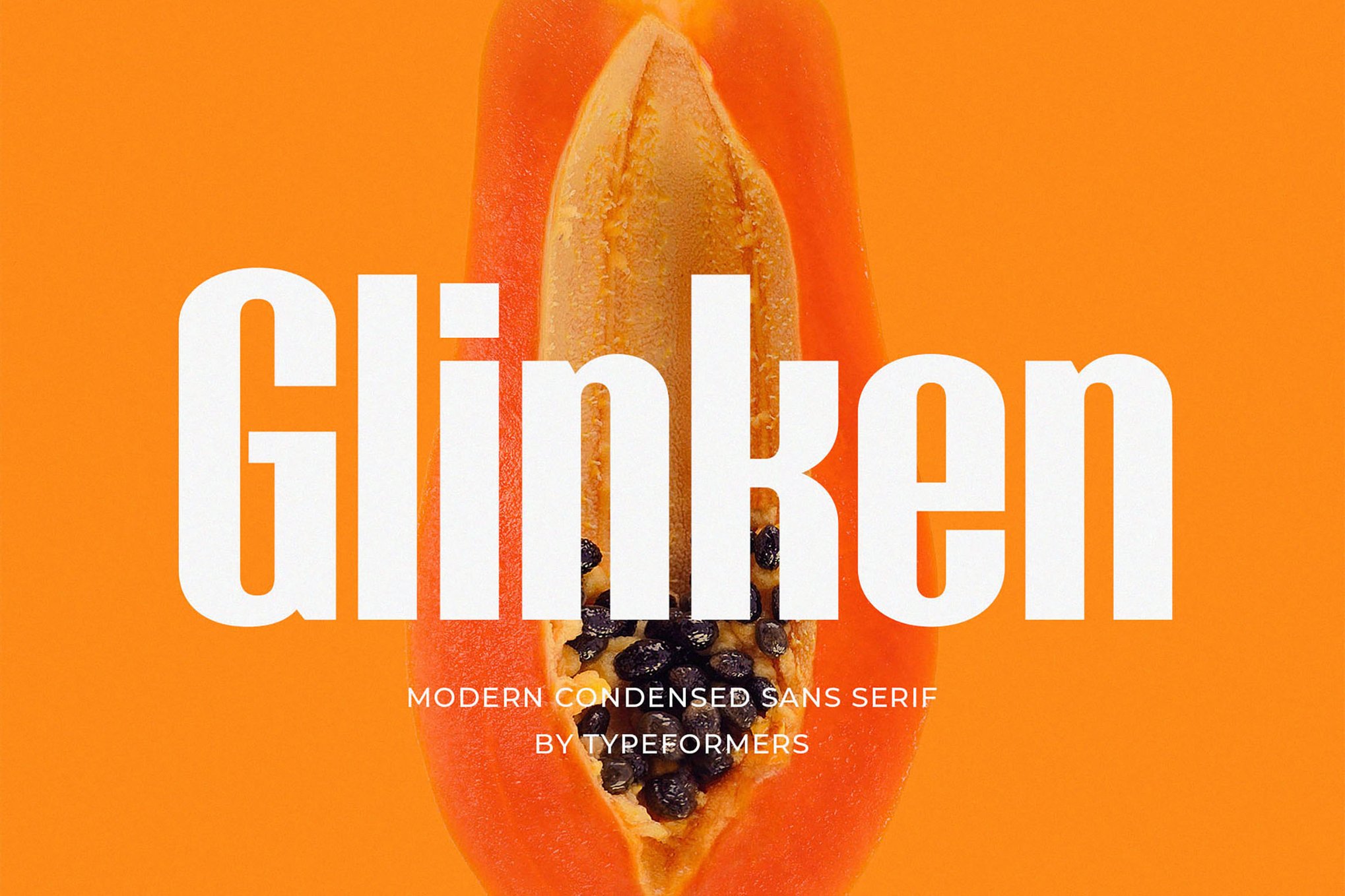 Glinken - Condensed German Font