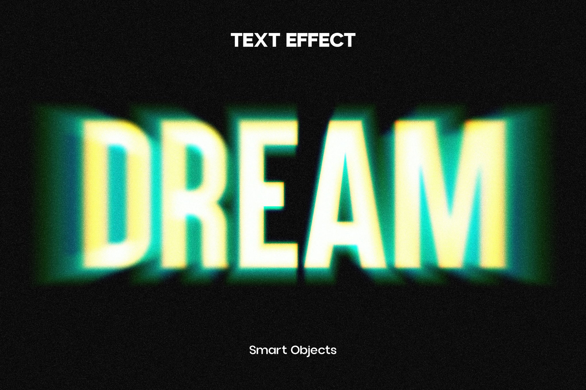 Glitch Distortion Text Effect for Photoshop