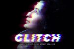 24 Glitch Effect Photoshop Actions & Layer Styles