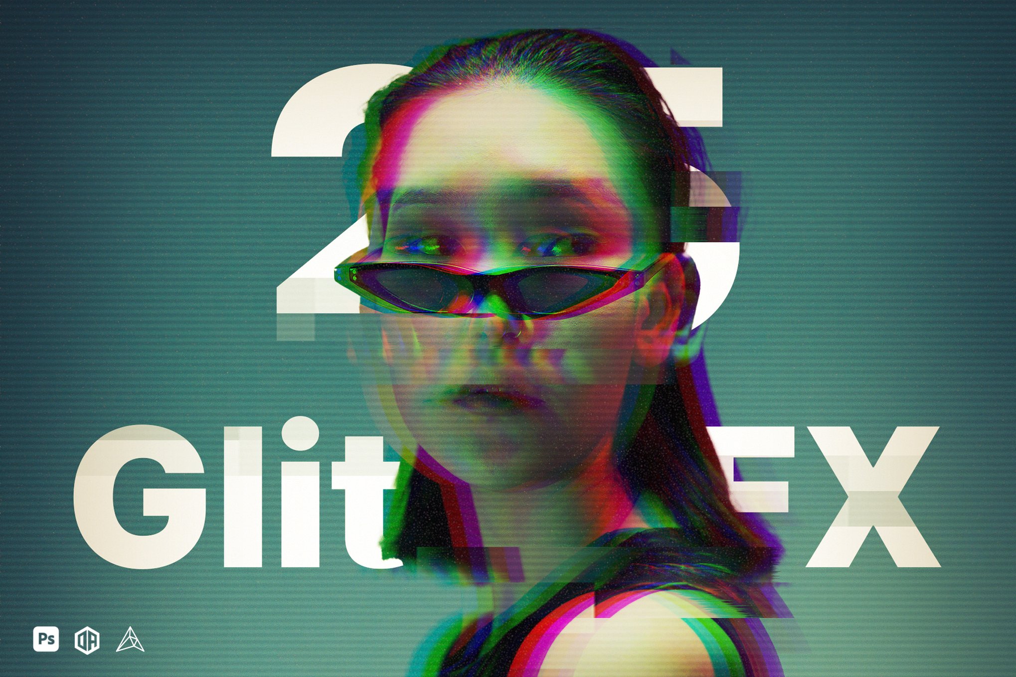 Glitch Studio - 25 Glitch Effects for Photoshop