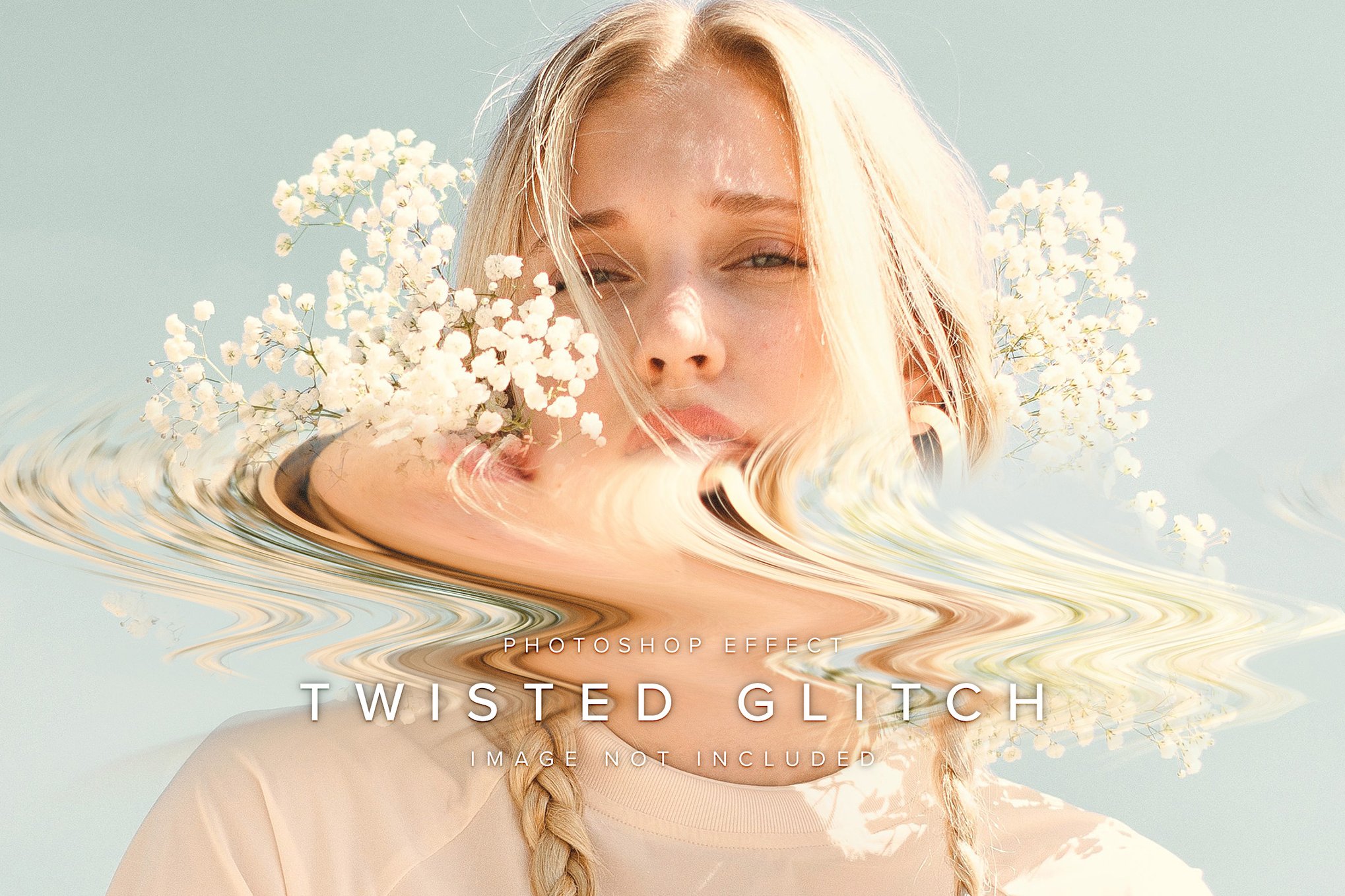 Glitch Wave PSD Photo Effect