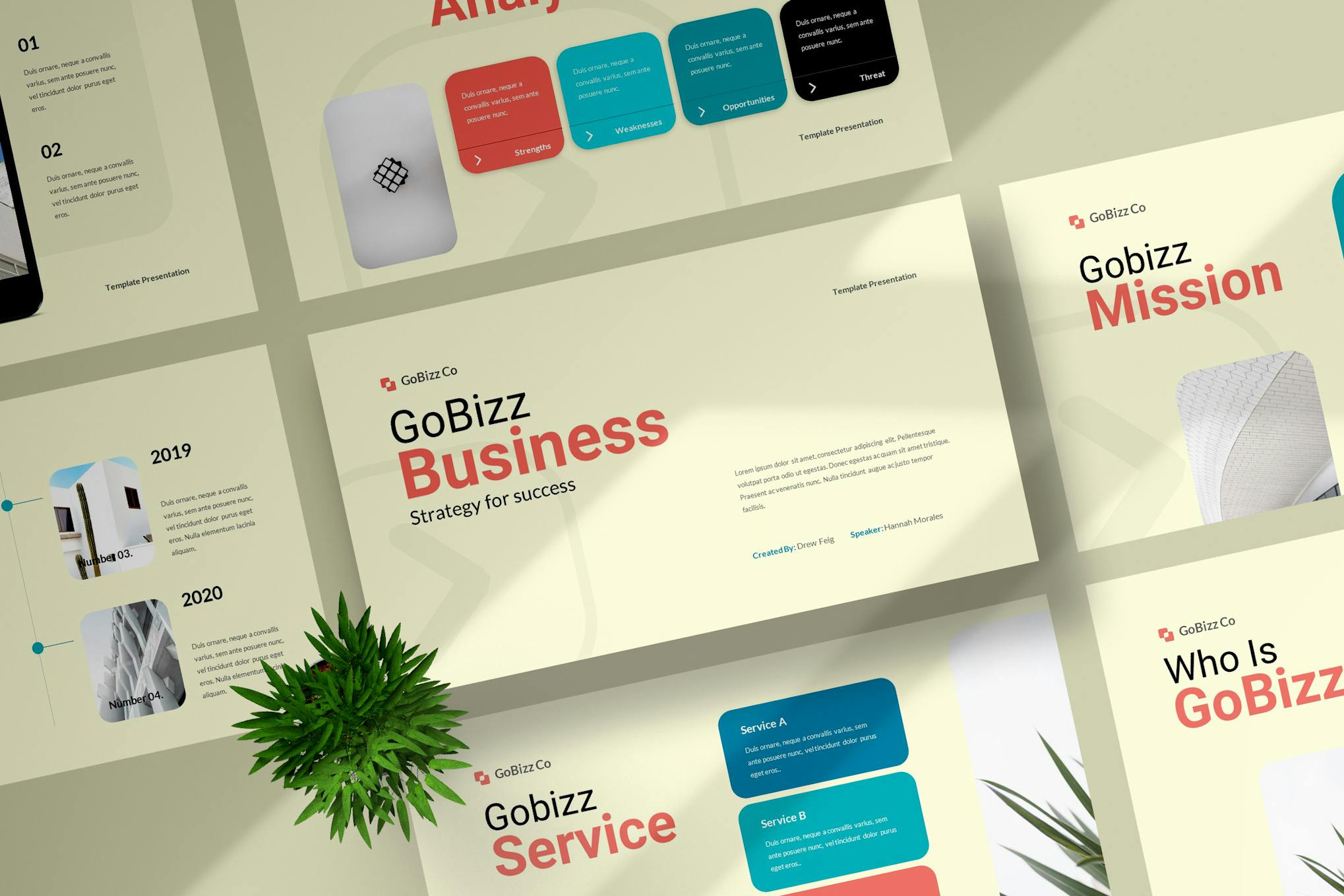 GoBizz Business Keynote Template