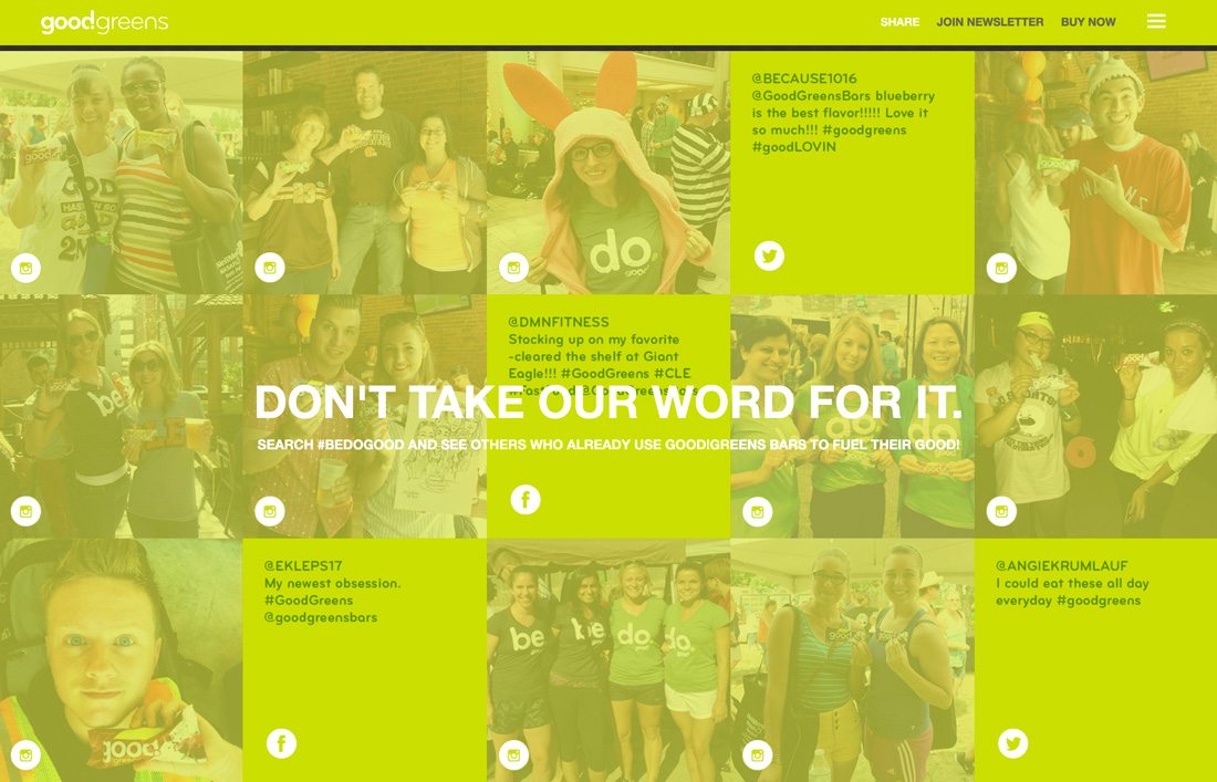 good-greens 8 Ideas for Creating Evergreen Website Content design tips 