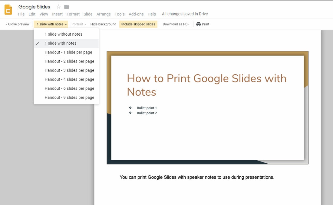 import keynote to google slides