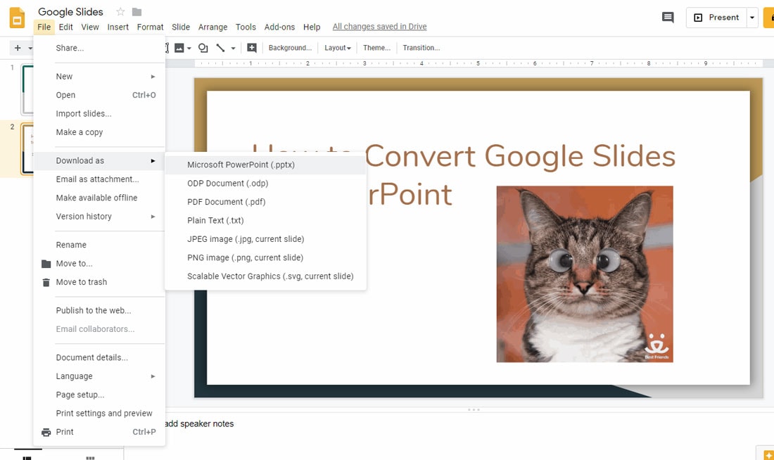 google slides how to