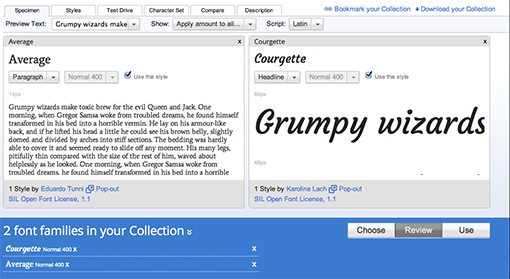 google webfont