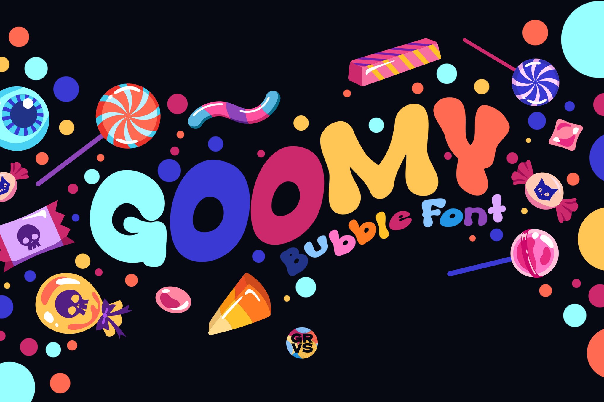 Goomy - Joyful Bubble Font