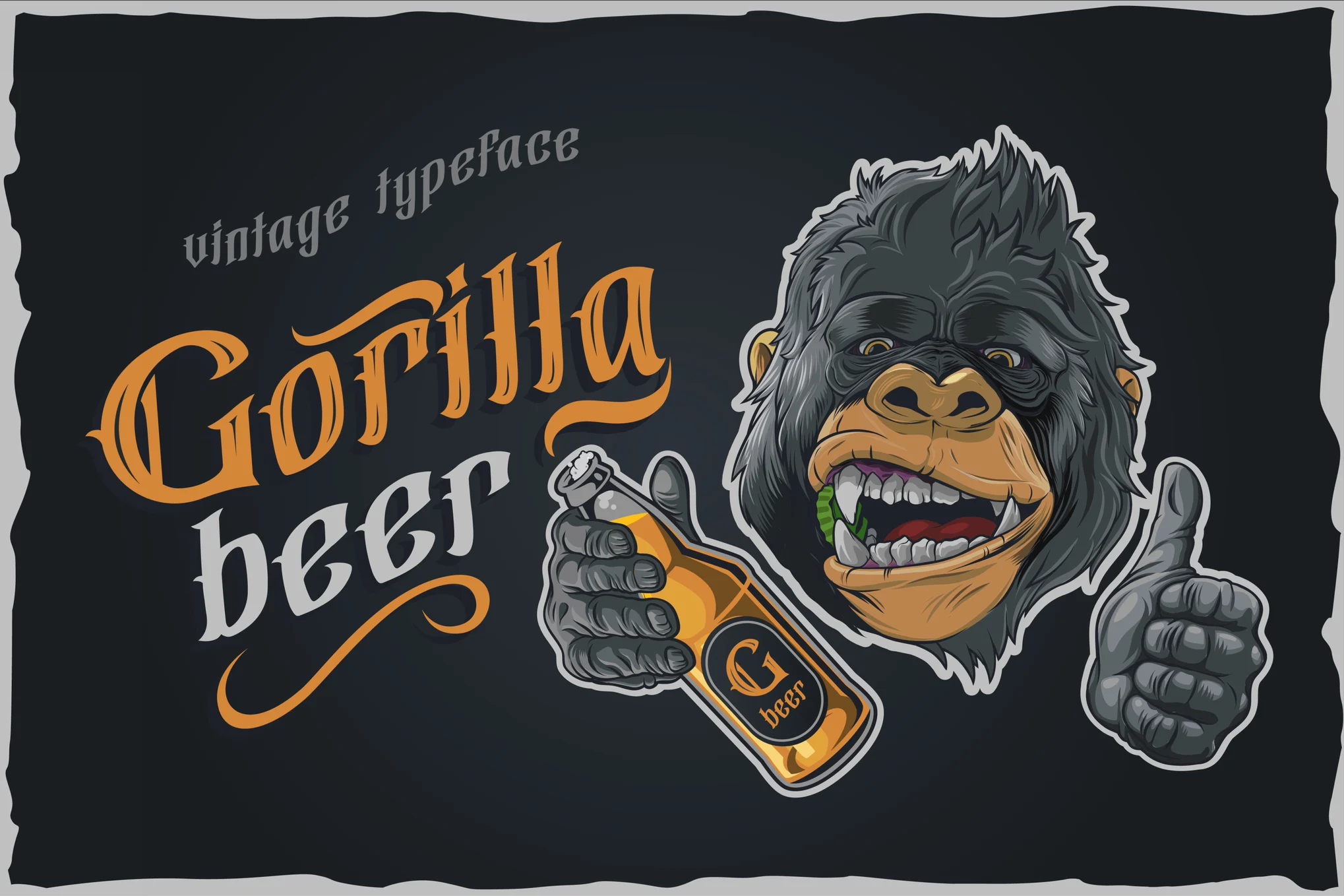 Gorilla Beer - Oktoberfest Font