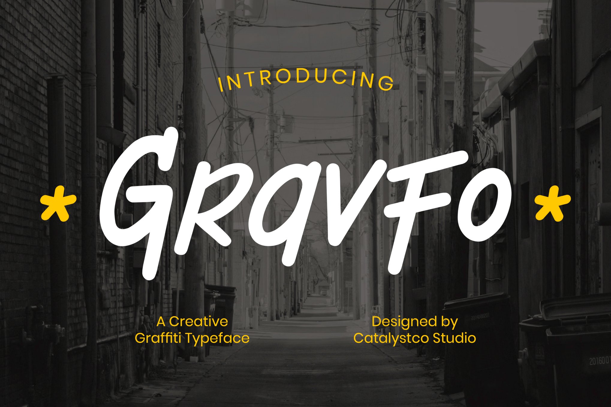 Grafvo - Steet Graffiti Font