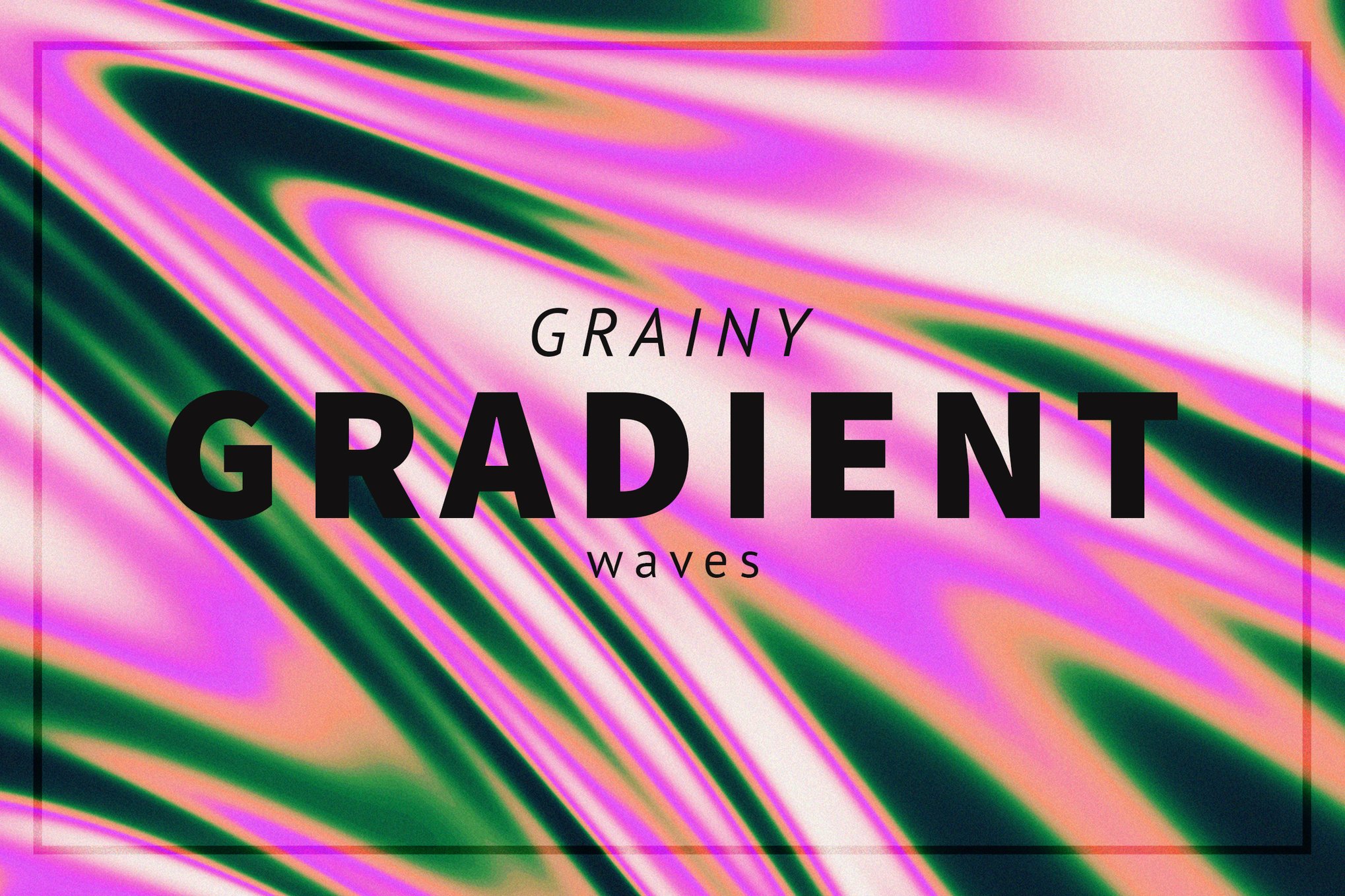 Grainy Gradient Waves Textures