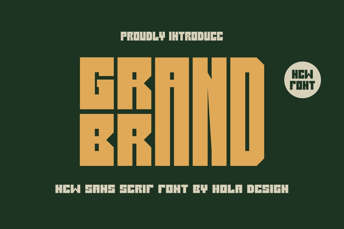 Grand Brand - Bold Branding Font