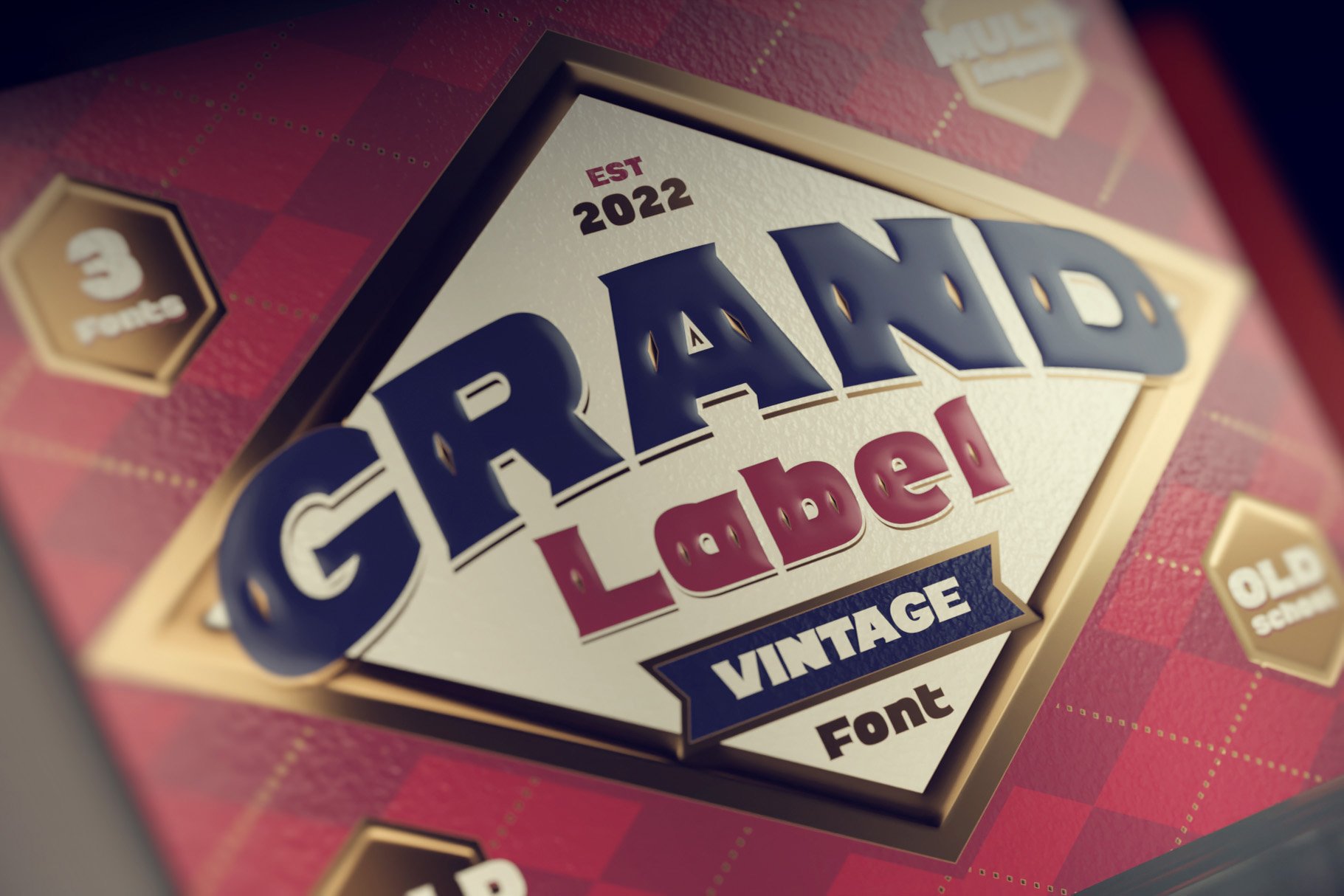Grand Label - Classic Label Font
