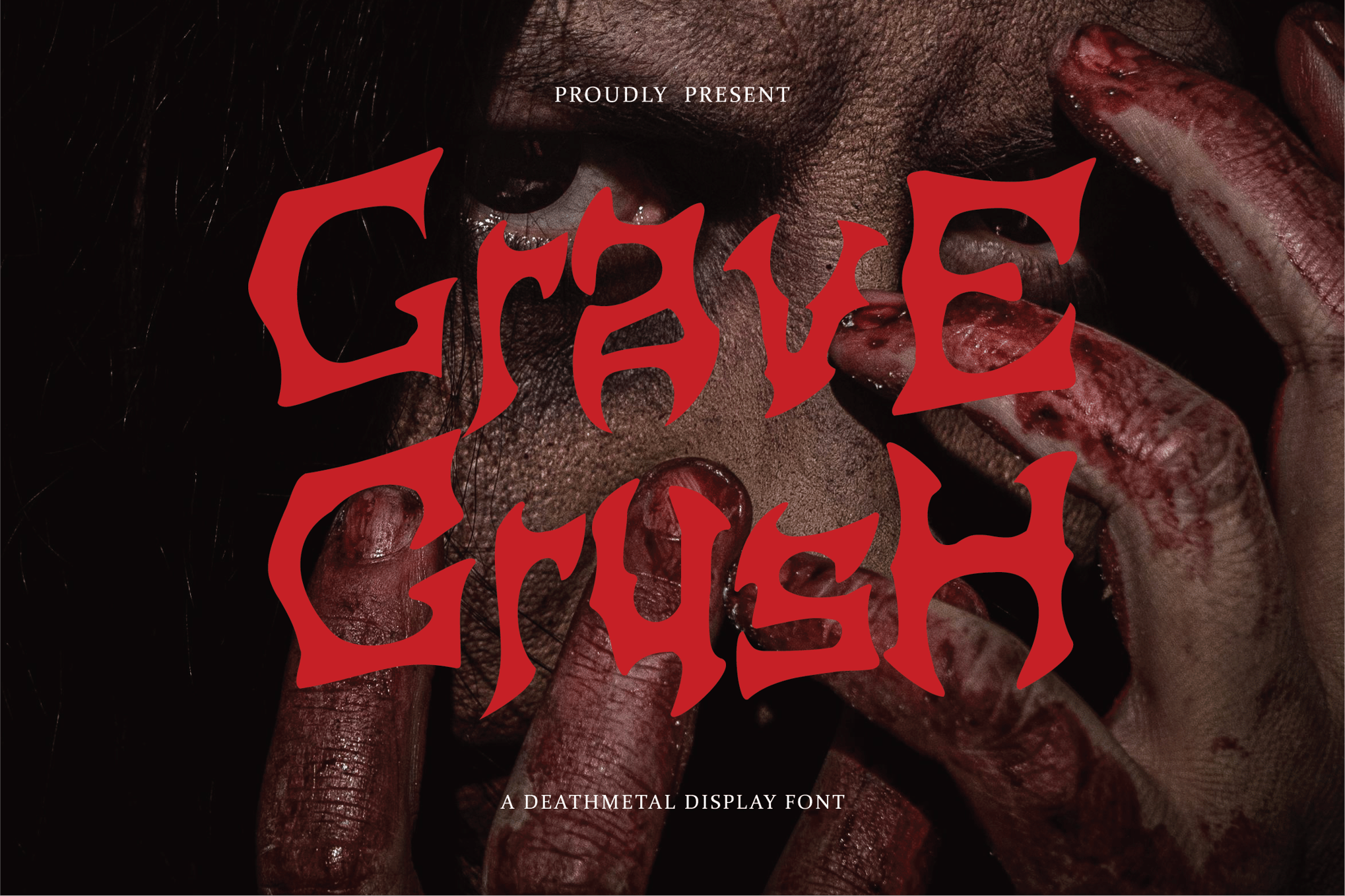 Gravecrush - Aggressive Deathmetal Font