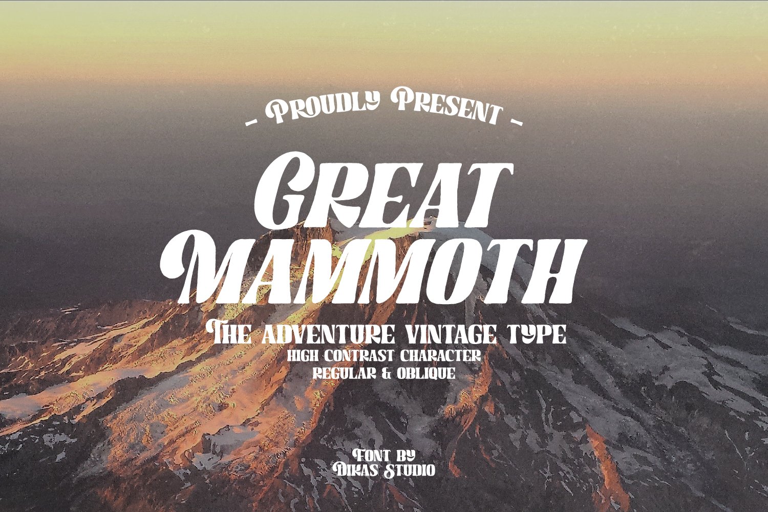 Great Mammoth - Serif Mountain Font