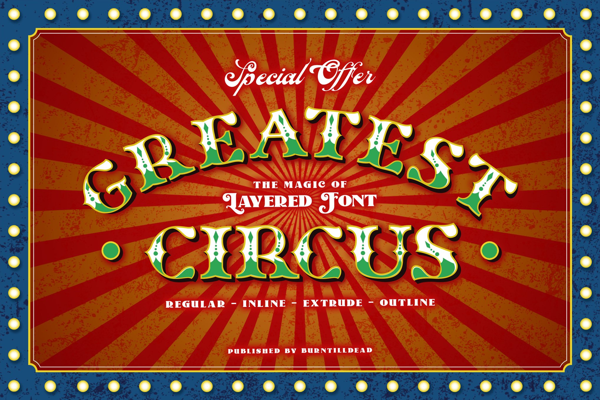 Greatest Circus - Carnival Font