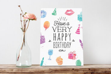 birthday greeting card template