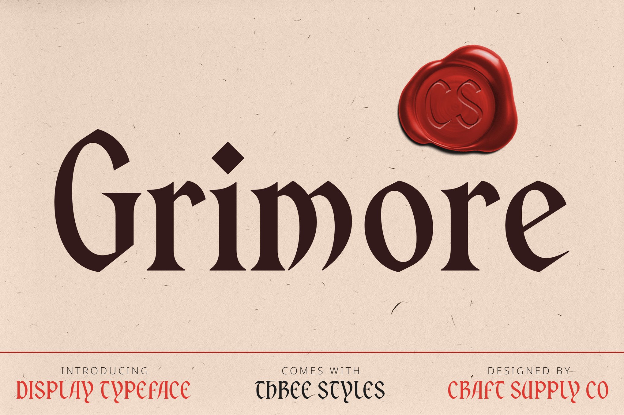 Grimore - Gothic Logo Serif Font